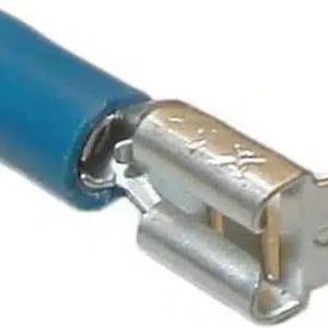 Klemkabelschoen Blauw vlaksteek met tab  5st.